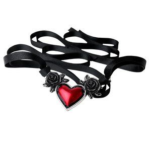 Alchemy Gothic P746 - Blood Heart Necklace